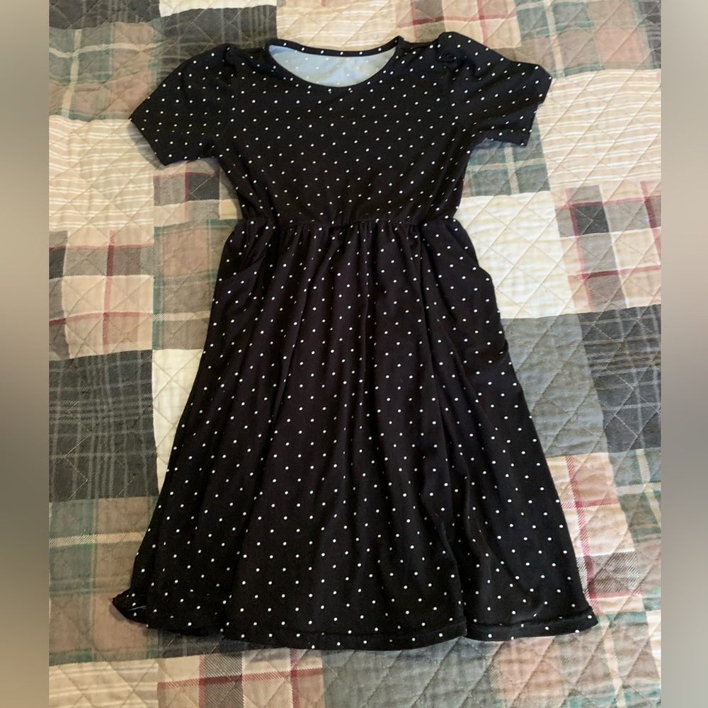 Girl polka dress size 8/9